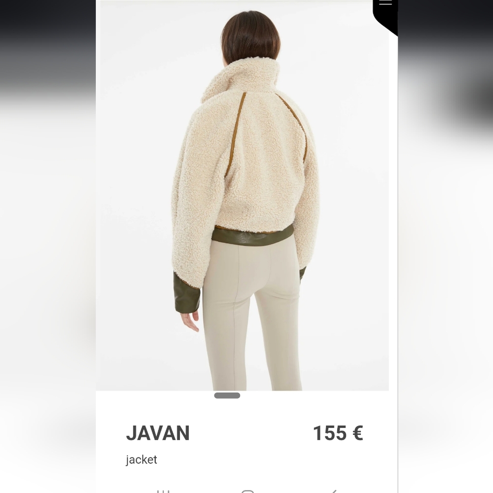 NWOT Ruve Javan Shearling Coat Size XS - Picture 4 of 16